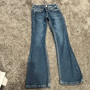 Denim couture boot cut jeans